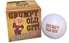 Load image into Gallery viewer, Grumpy Old Git Stress Ball